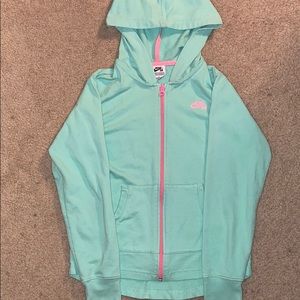 turquoise nike jacket
